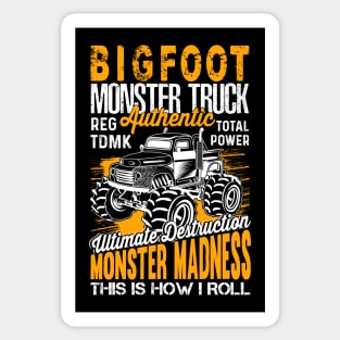 Bigfoot Truck Madness - Monster Truck Sticker